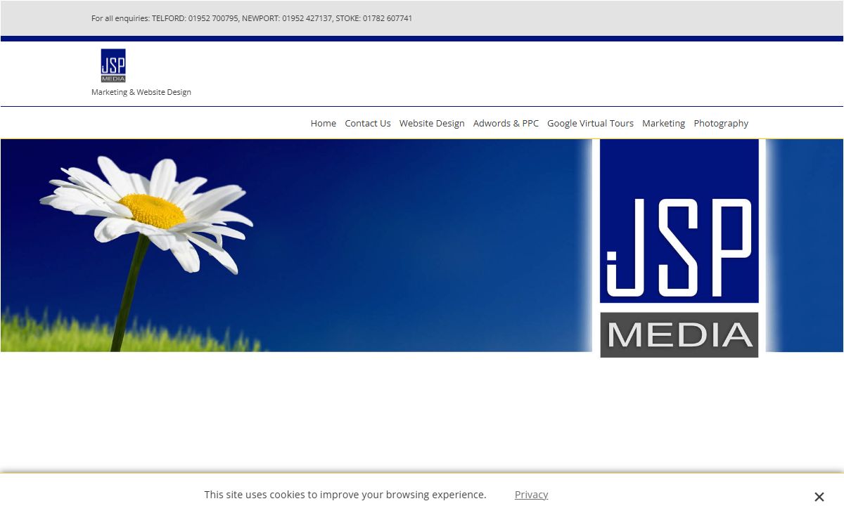 JSP Media Marketing, Web Design Telford Shropshire UK