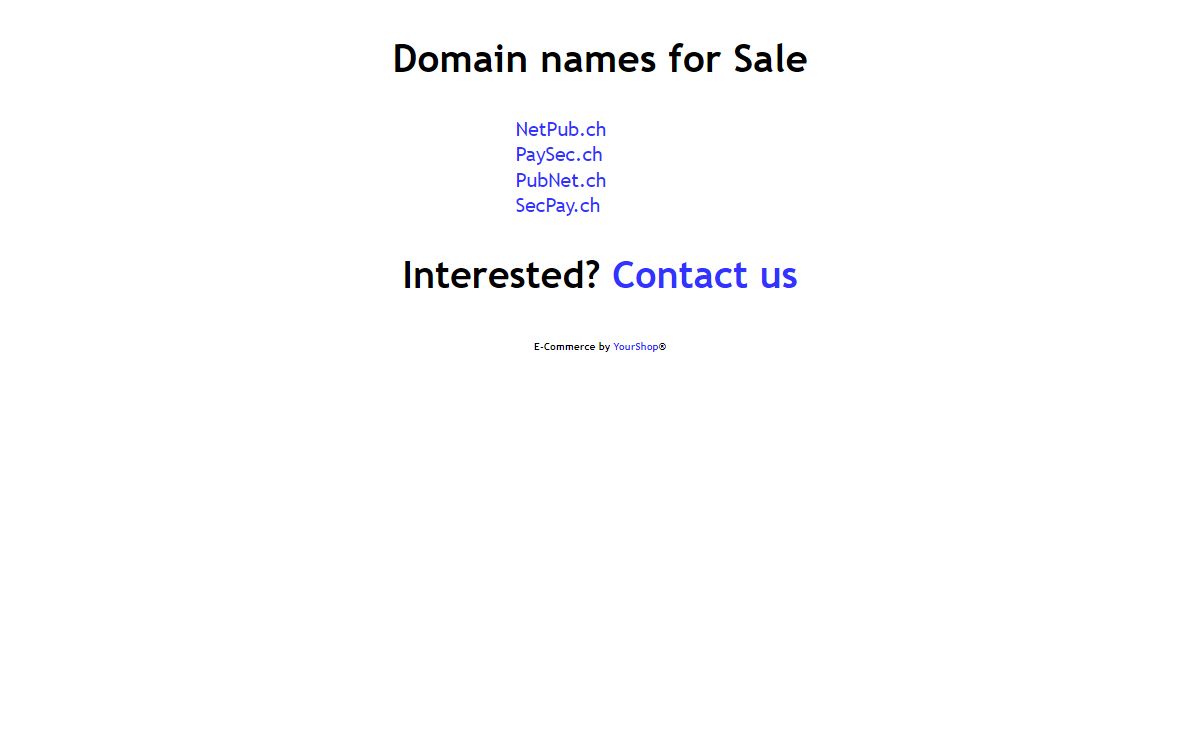Domain names for Sale