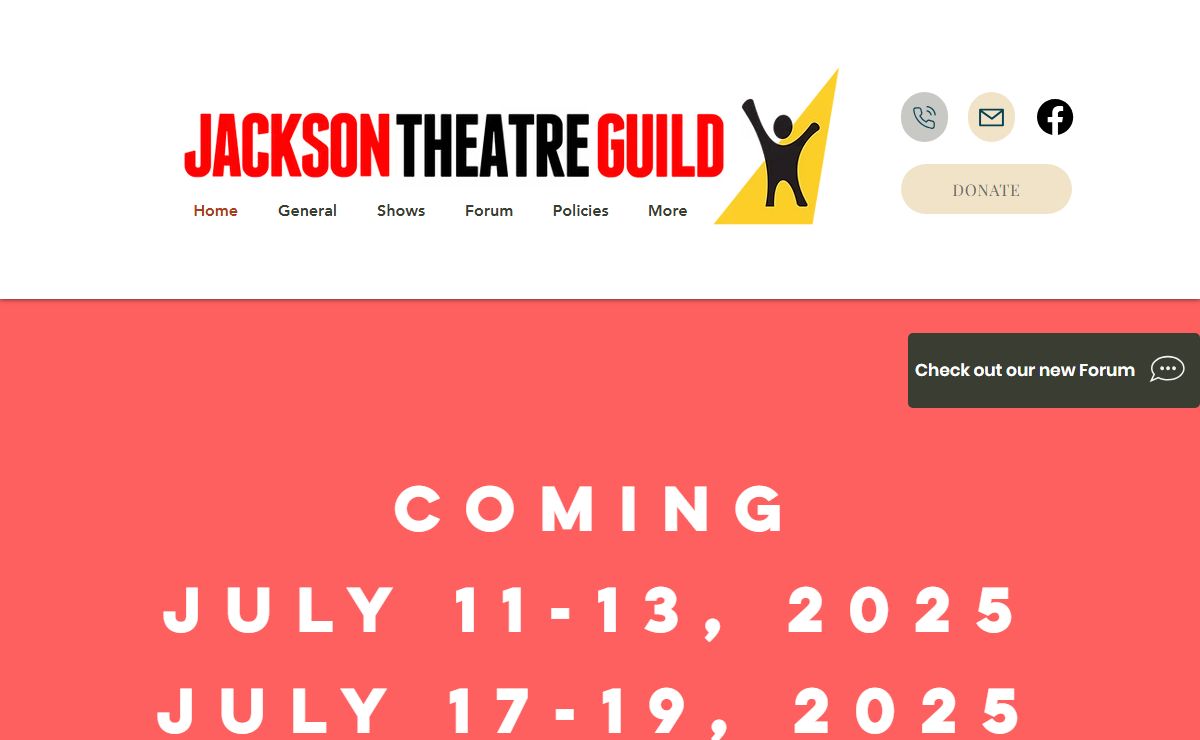The Jackson Theatre Guild | Community Theatre | 314 E Main St, Jackson, TN, USA
