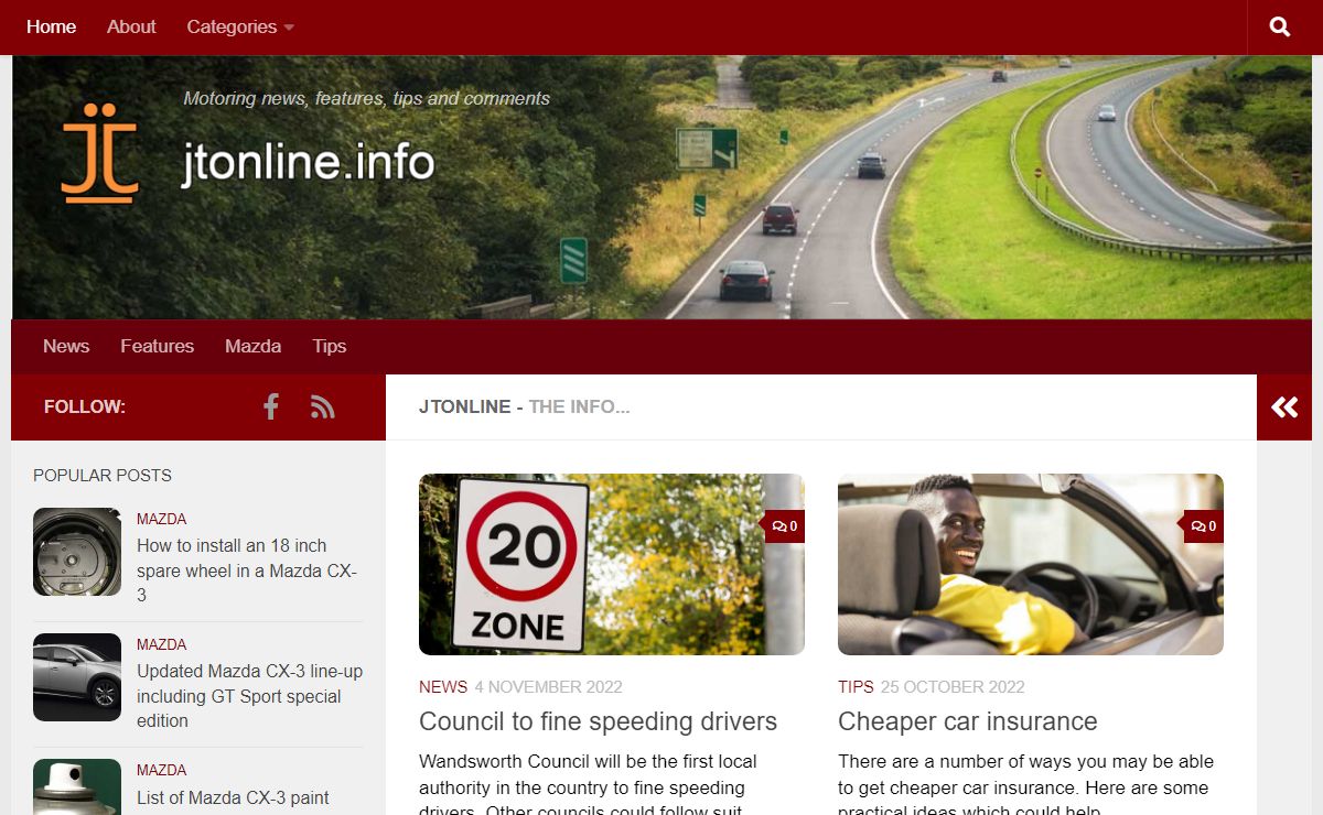 jtonline.info • Motoring news, features, tips and comments