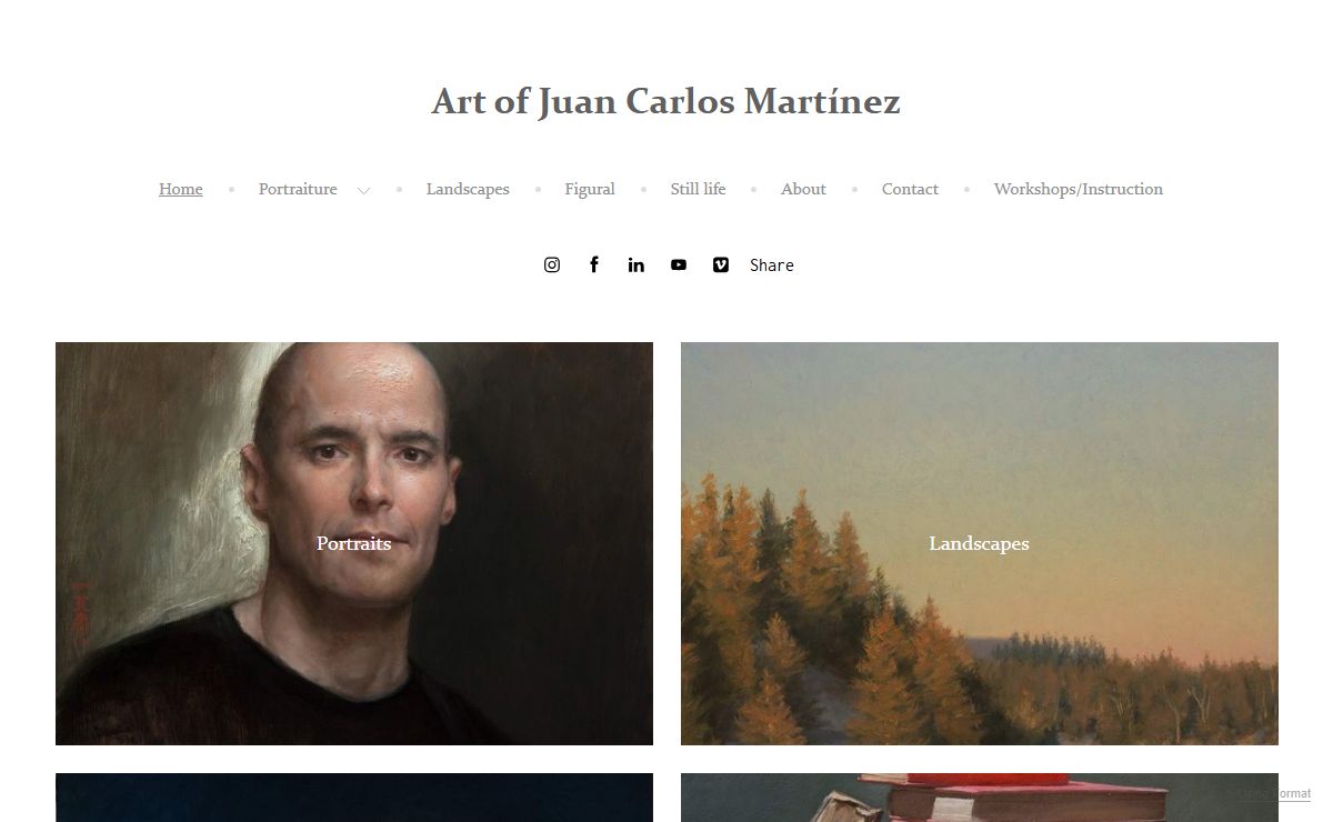 International Portrait Painter - Portraits and Fine Art of Juan Martinez