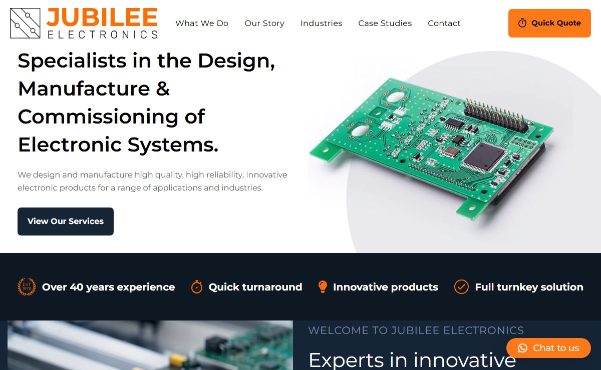 Electronic Systems Manufacturer | Jubilee Electronics