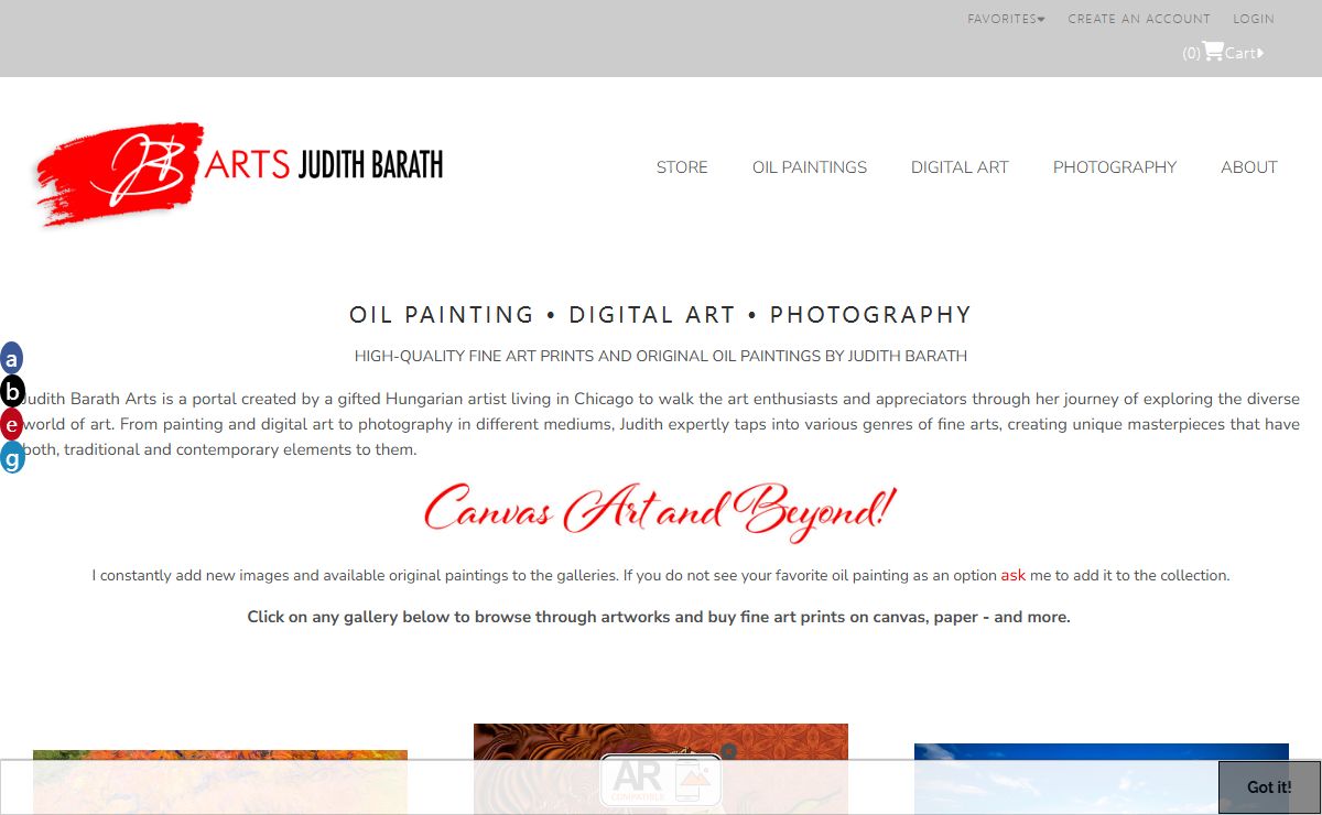 OIL PAINTINGS • DIGITAL ART• PHOTOGRAPHY | Judith Barath Arts