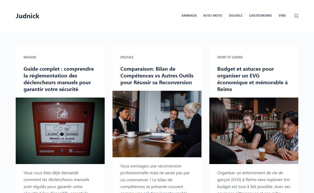 Judnick - Suivre toutes les actualités avec Judnick