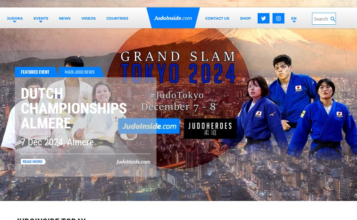 JudoInside, the latest judo results, news, photos, videos and stats