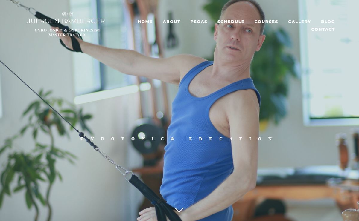 Juergen Bamberger Juergen Bamberger Gyrotonic® Master Trainer