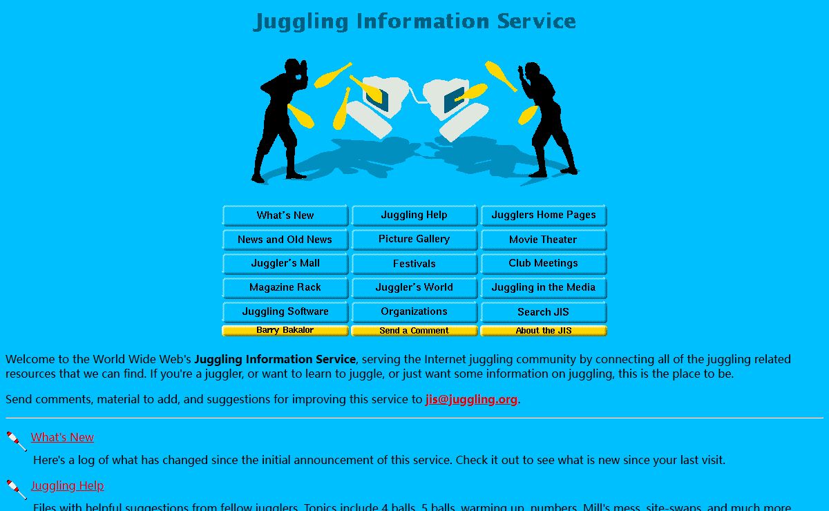 Juggling Information Service