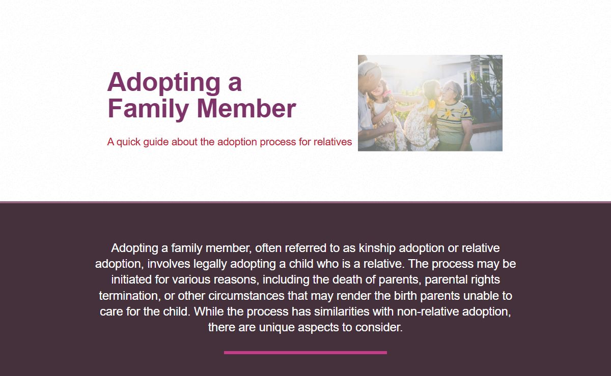 Adopting a Family Member