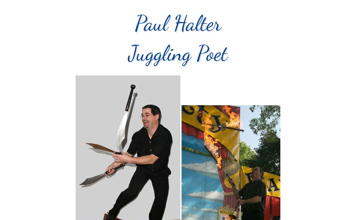 Paul Halter - Juggling Poet