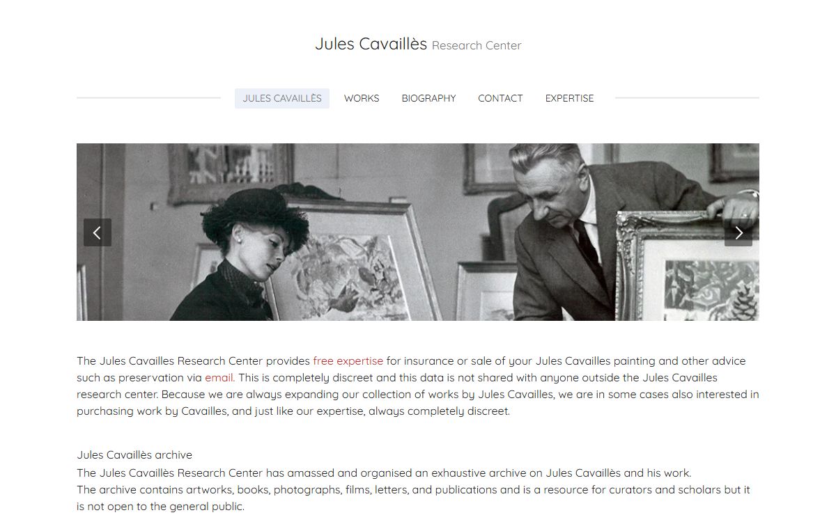 Jules Cavaillès (1901-1977) | Cavailles Research Center