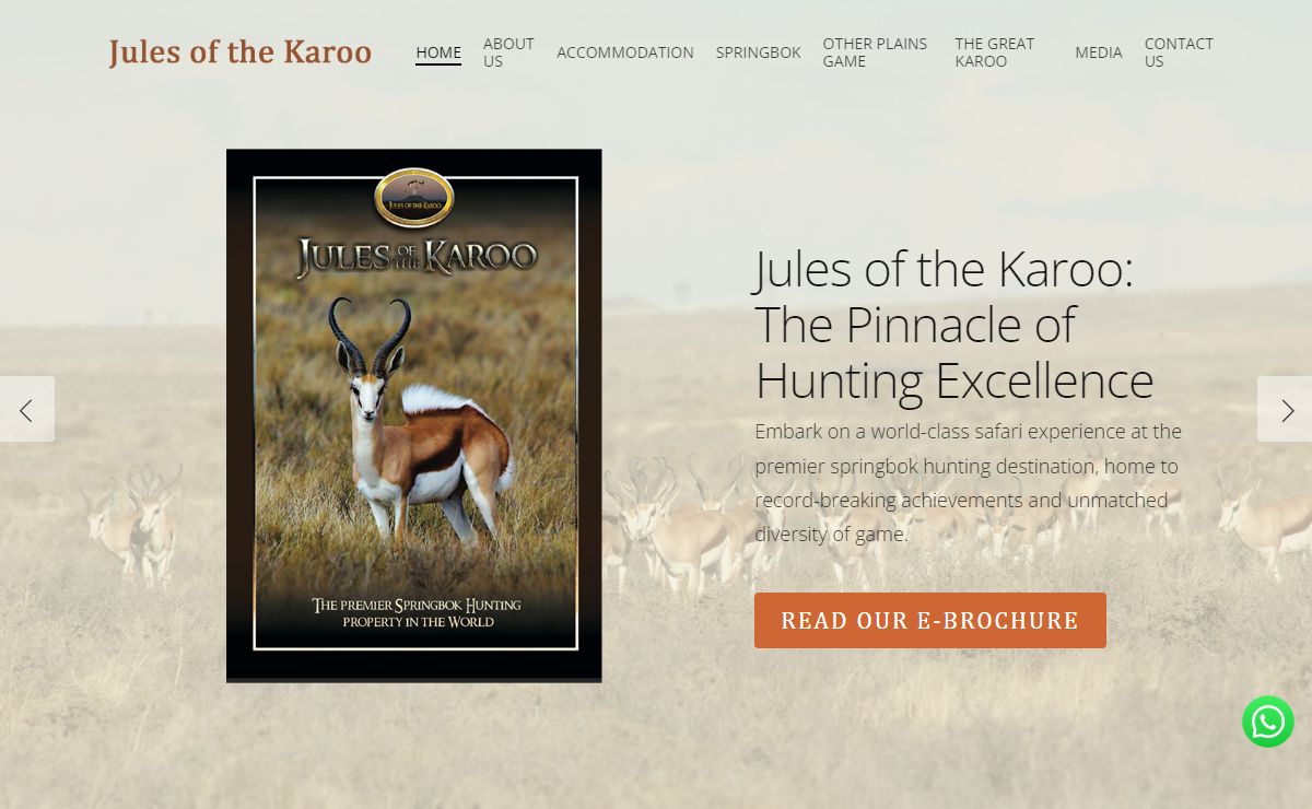 Jules of the Karoo – World's Largest Springbok and So Much More
