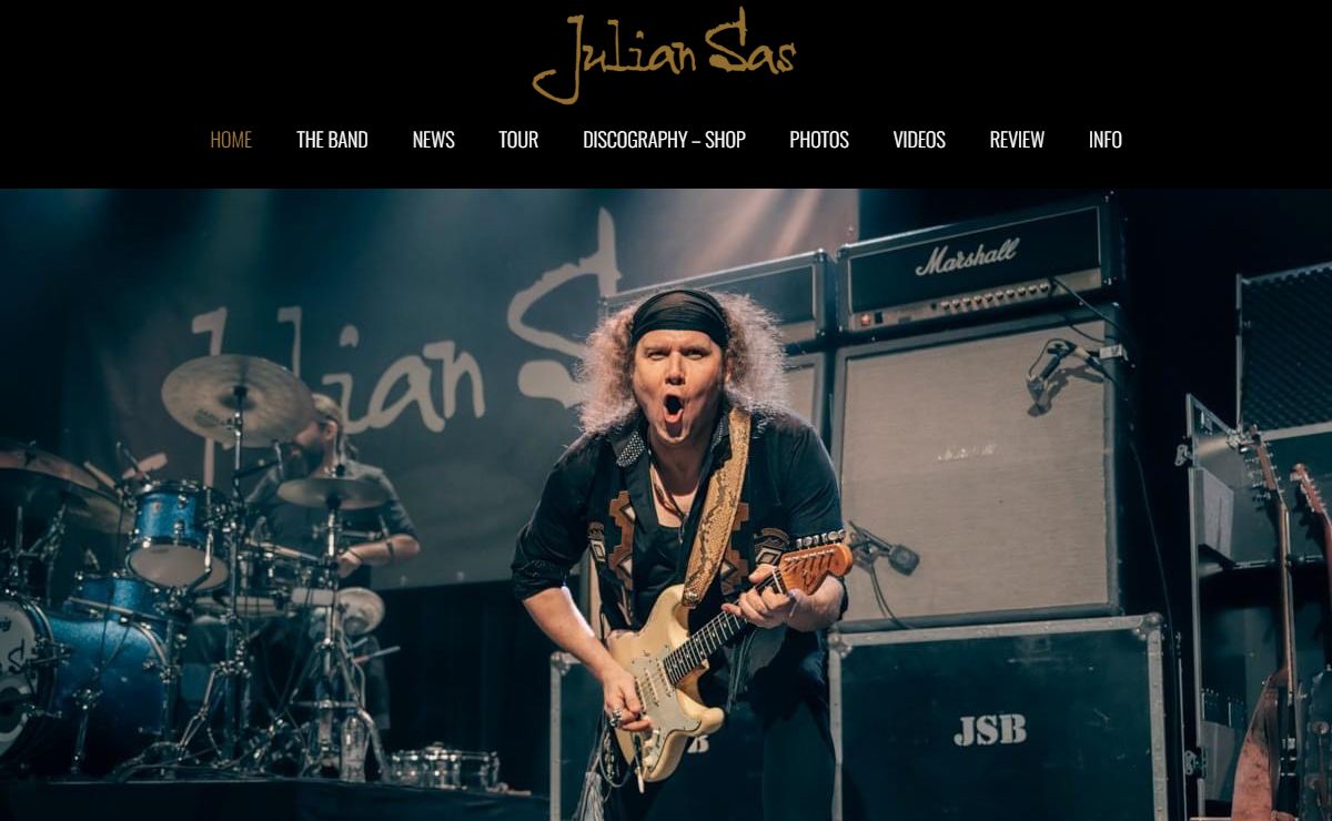 [ The Official Julian Sas Homepage ]
