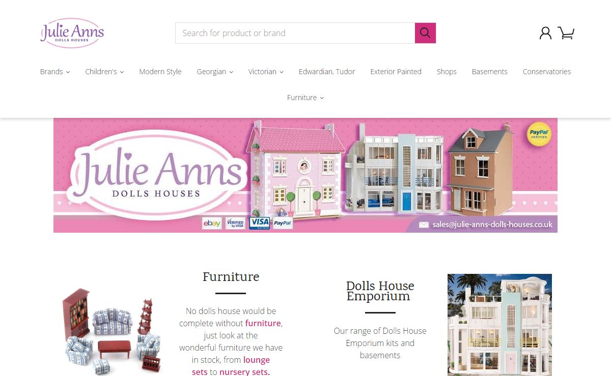 Julie Anns Dolls houses | Georgian Dolls Houses | Accessories