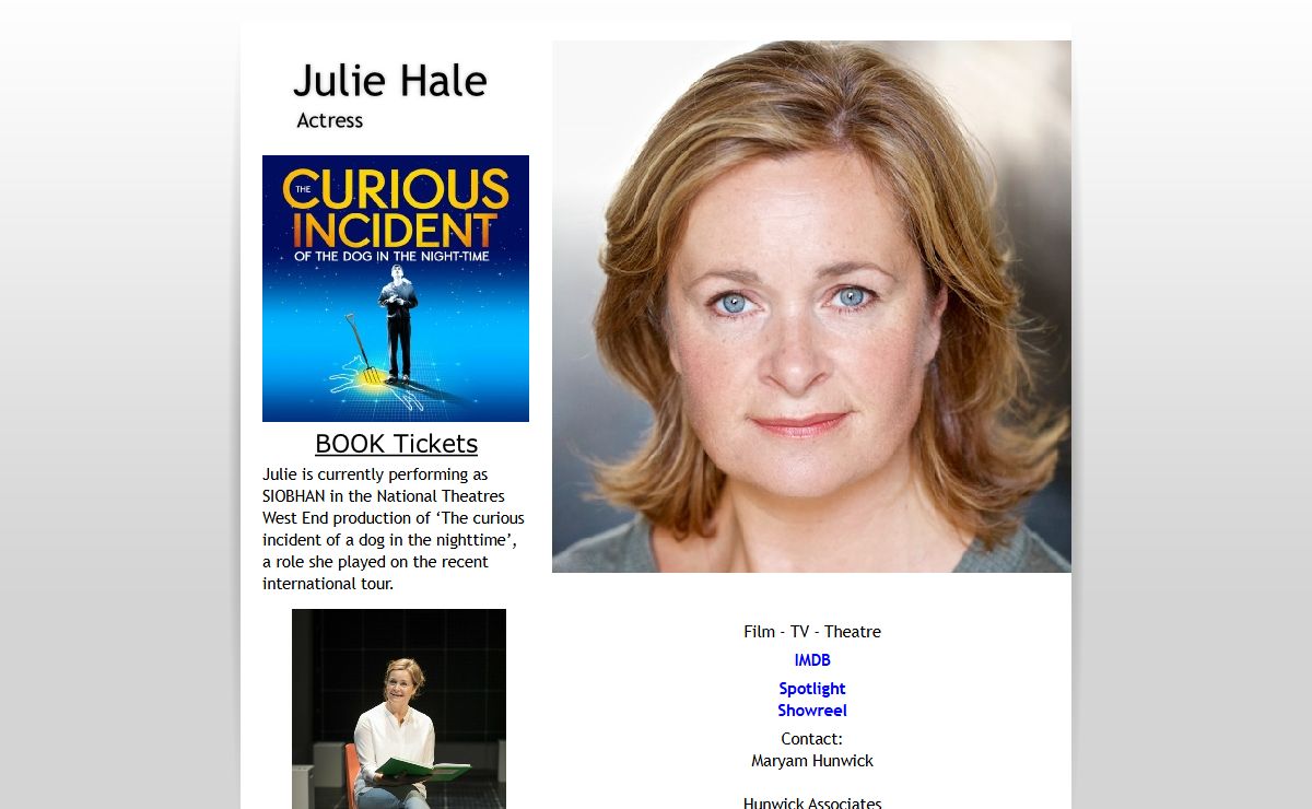 Julie Hale - Actress