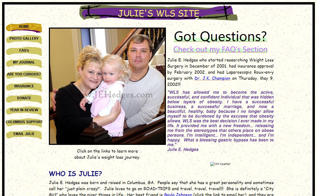 JULIE'S WLS SITE