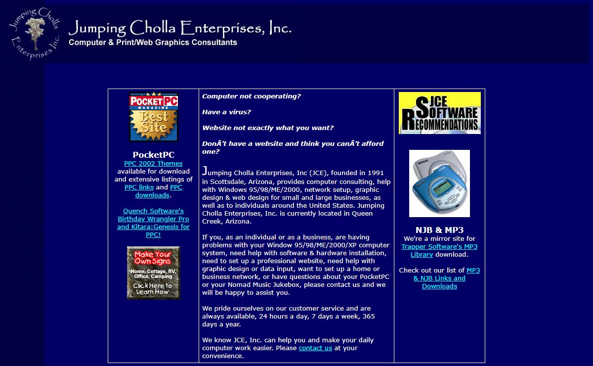Computer Consulting, Web & Print Graphic Design, Commercial Print Brokerage - JCE