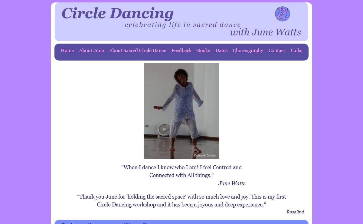 Circle Dancing with June Watts