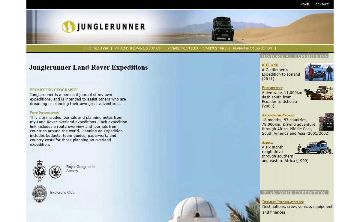 Junglerunner Land Rover Overland Expedition
