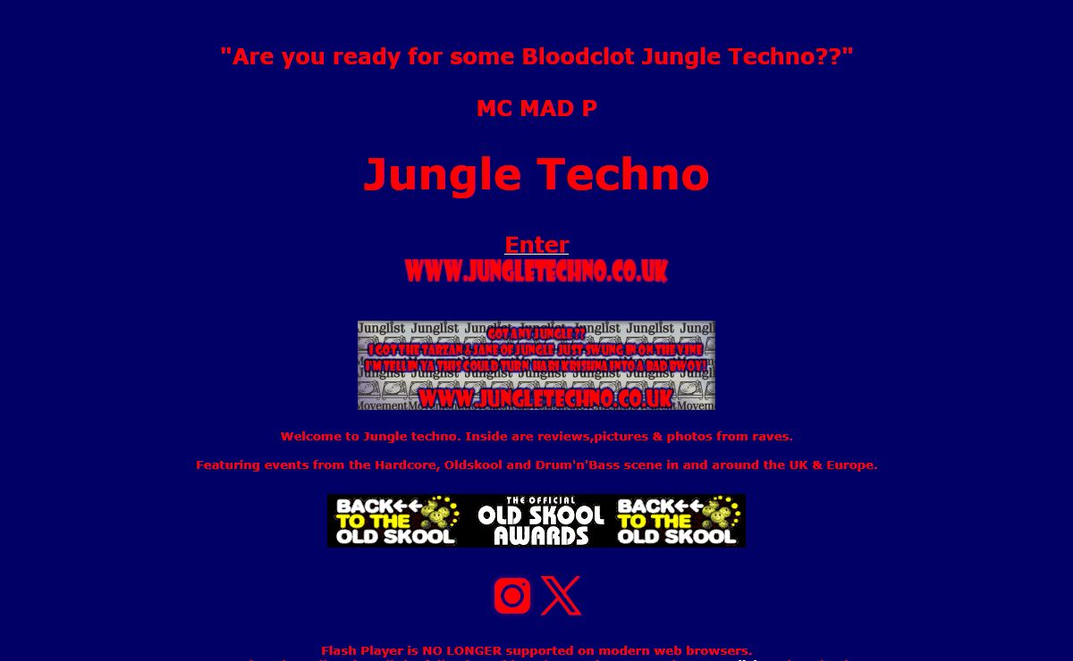 www.jungletechno.co.uk : Jungle/ Drum and Bass/ Hardcore/ Oldskool