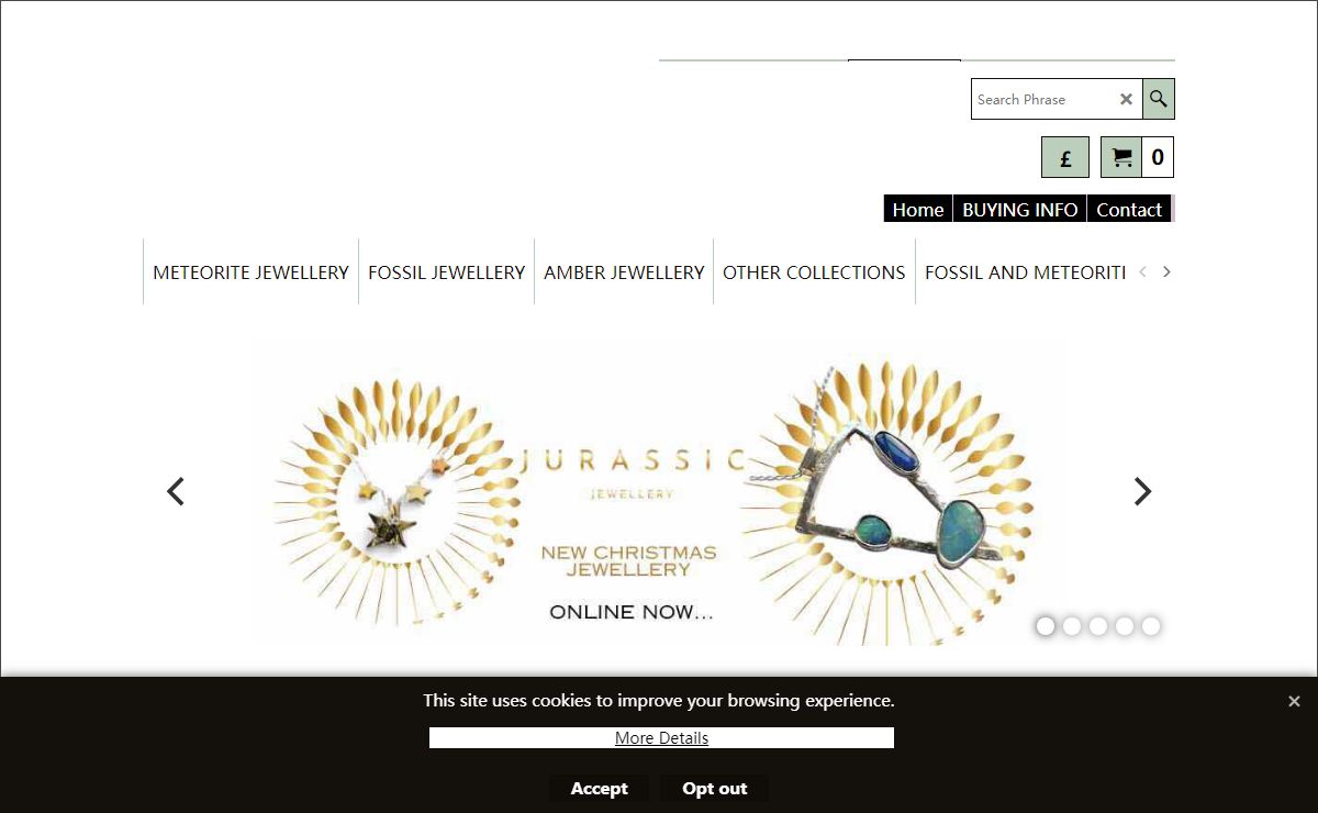 Jurassic Jewellery - Meteorite Jewellery And Fossil Jewellery