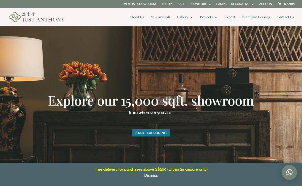 Oriental & Antique Furniture Shop - Just Anthony