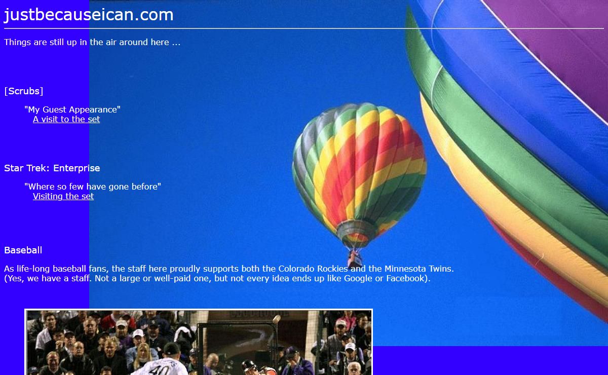 Why? justbecauseican.com