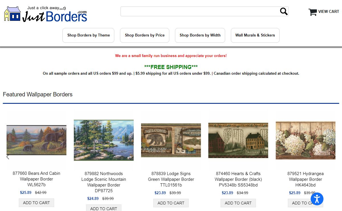 JustBorders.com Discount Wallpaper Border Superstore