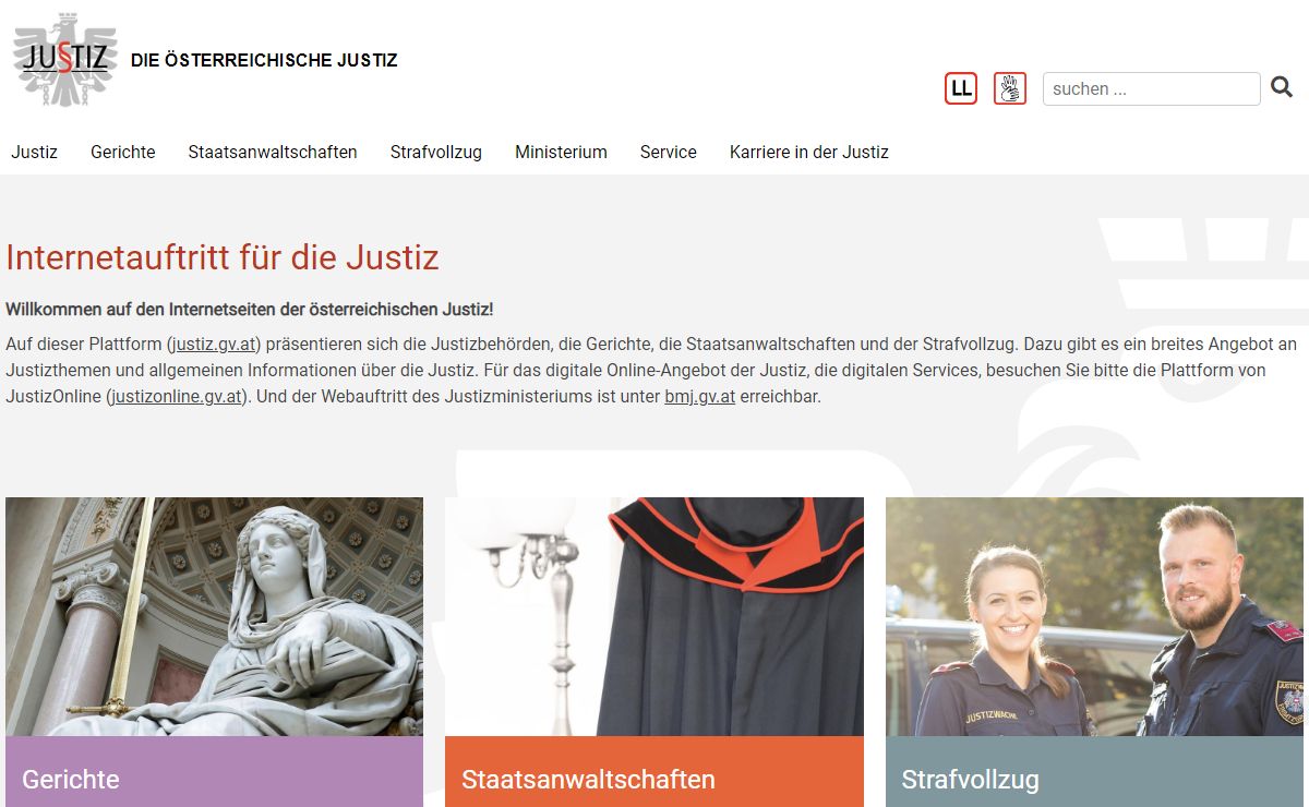 Die österreichische Justiz