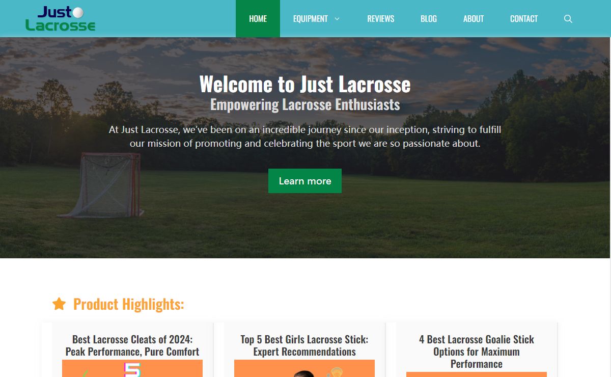 Just Lacrosse - Empowering Lacrosse Enthusiasts