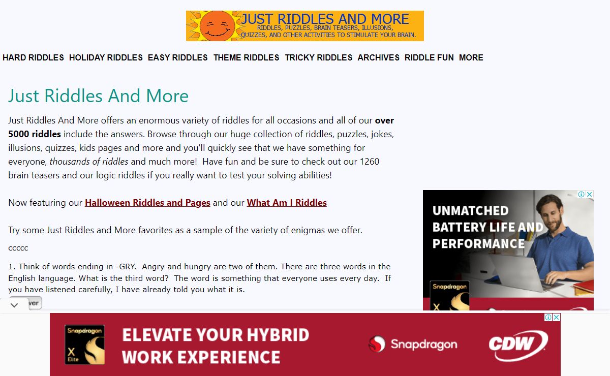 Riddles - Puzzles - Brain Teasers - Logic Riddles - Kids Riddles