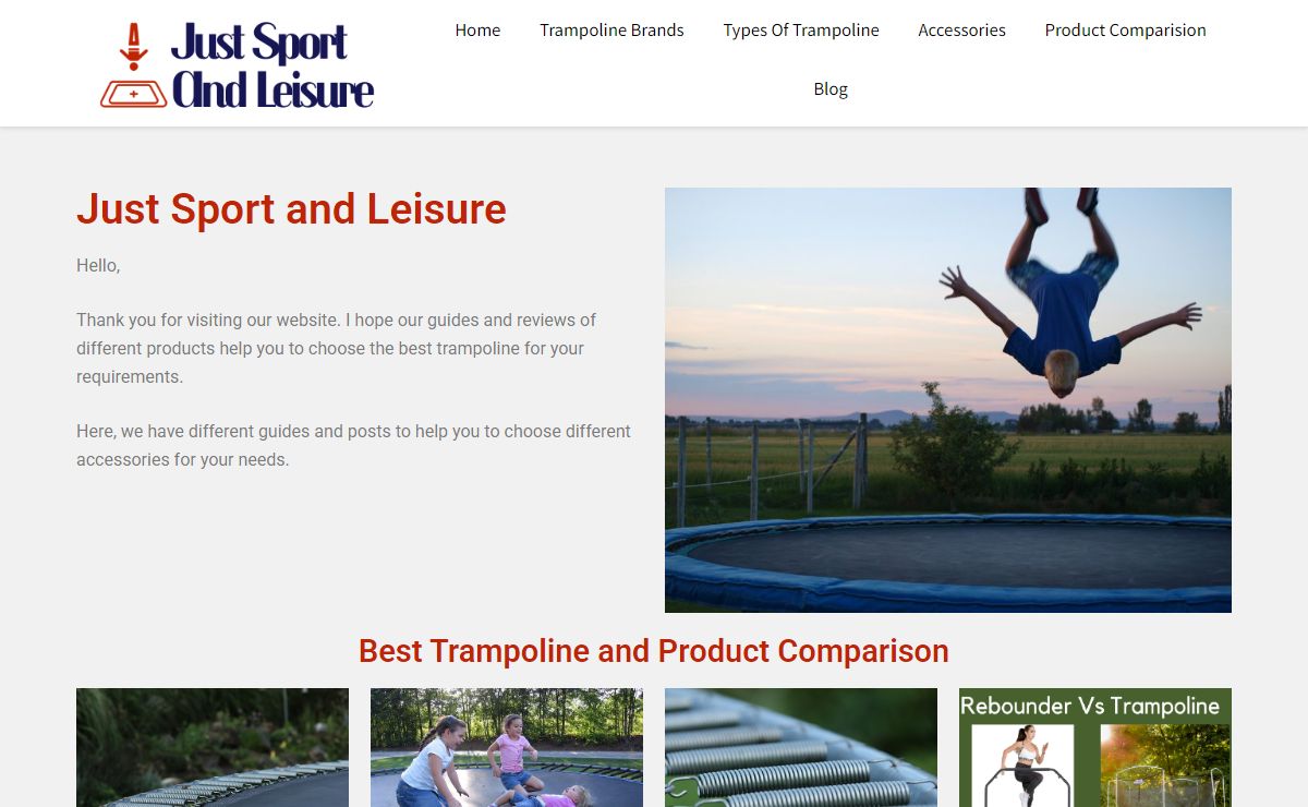Home - Just Sport And Leisure