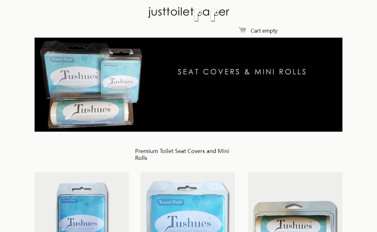 Travel Size Toilet Paper & Toilet Seat Covers | Just Toilet Paper
