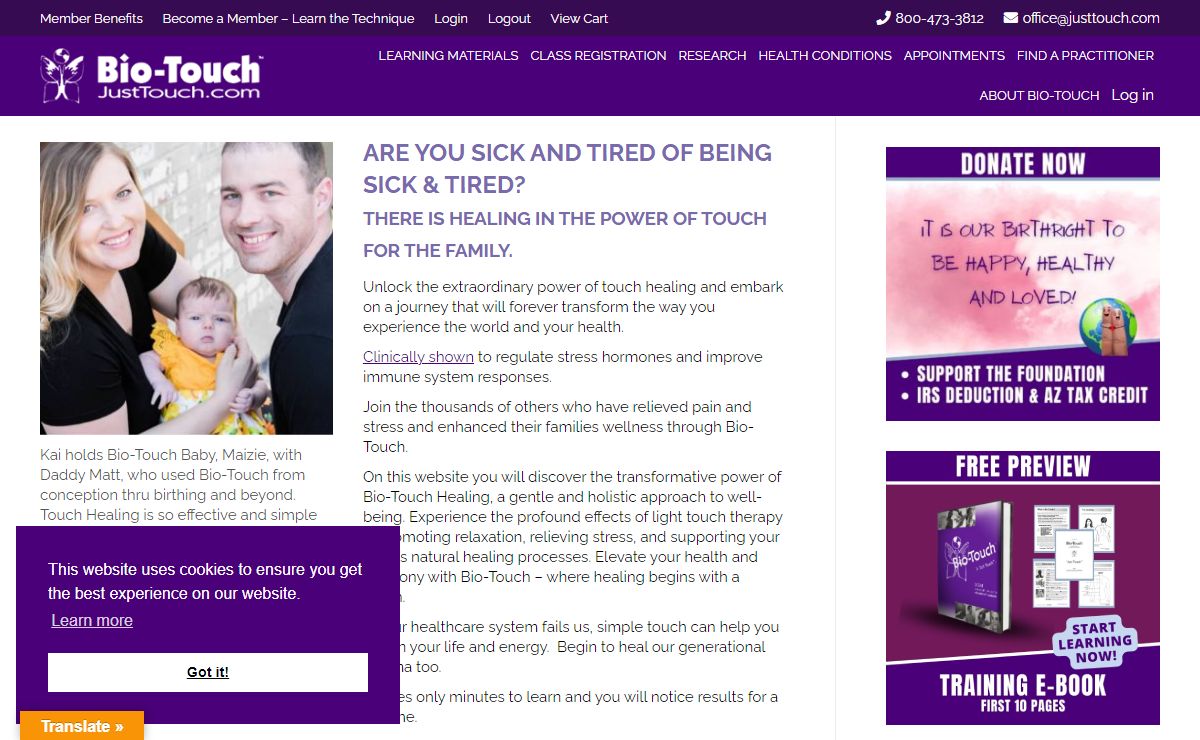 Touch Healing Therapy & Practitioner | Bio-Touch Healing
