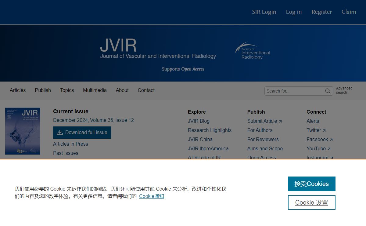 Home Page: Journal of Vascular and Interventional Radiology