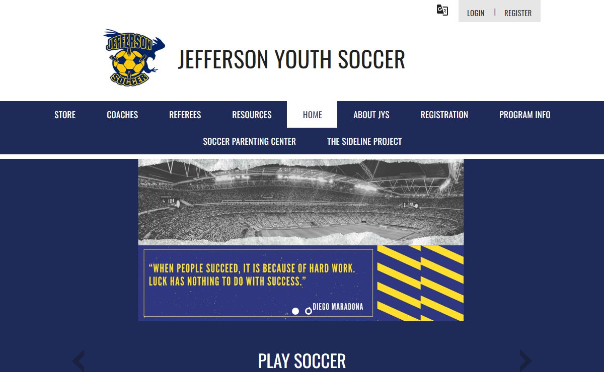 Jefferson Youth Soccer > Home