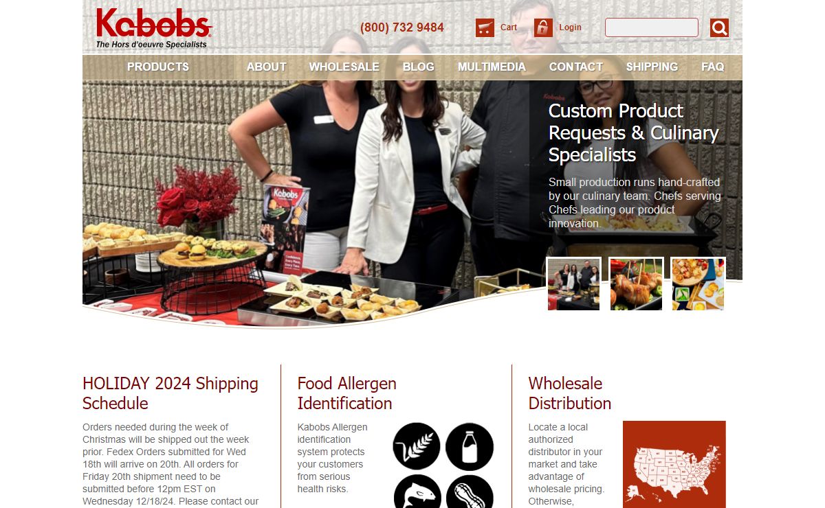 Kabobs - The appetizers and hors d'oeuvres specialists