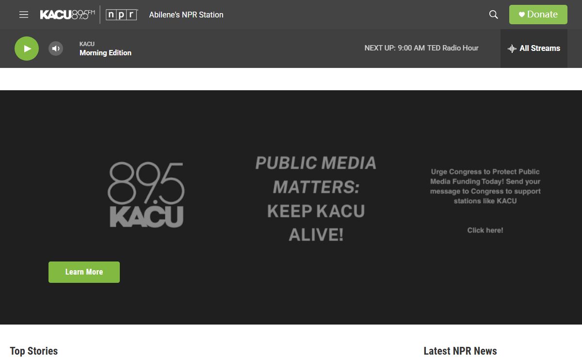 KACU 89.5 | Abilene Public Radio