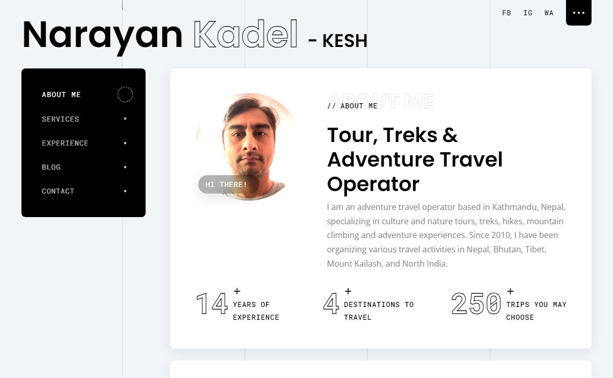 Narayan Kadel (Kesh)- Tour Operator Nepal, Bhutan, Tibet