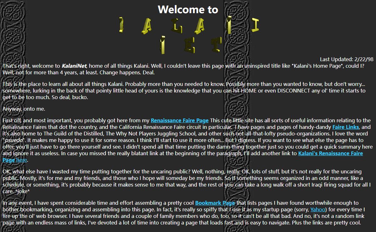 Welcome to KalaniNet