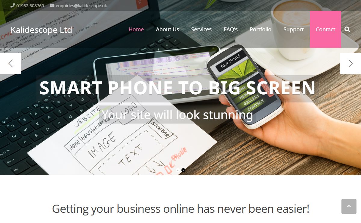 Kalidescope Ltd – The easy way to get your company online