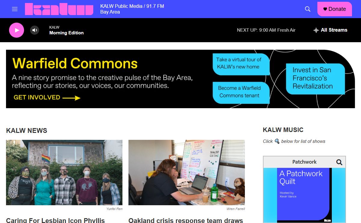 Bay Area Public Media | News, Music, and Culture | KALW