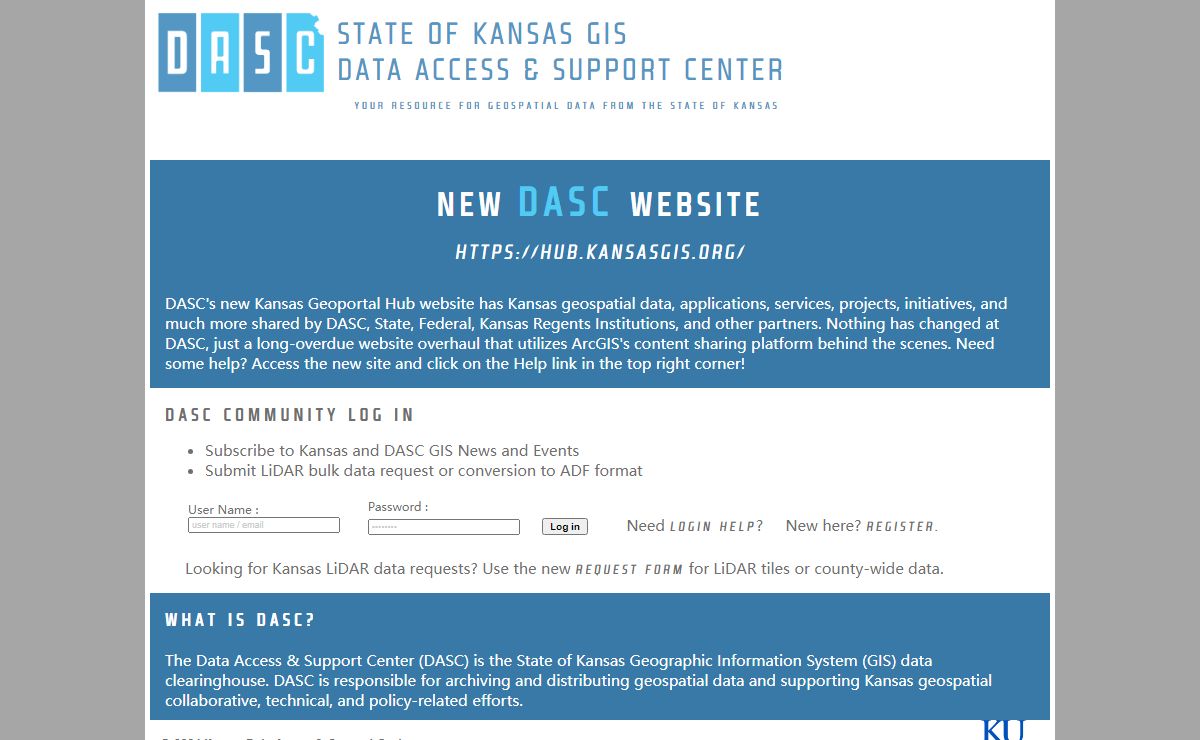 Kansas Data Access and Support Center - Your resource for geospatial data from the State of Kansas