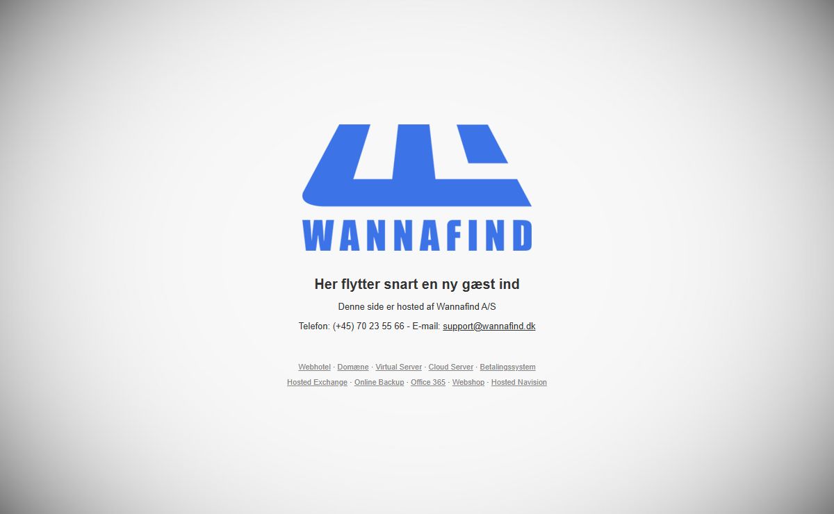 Wannafind - Danmarks bedste udvalg af hostingløsninger - wannafind.dk