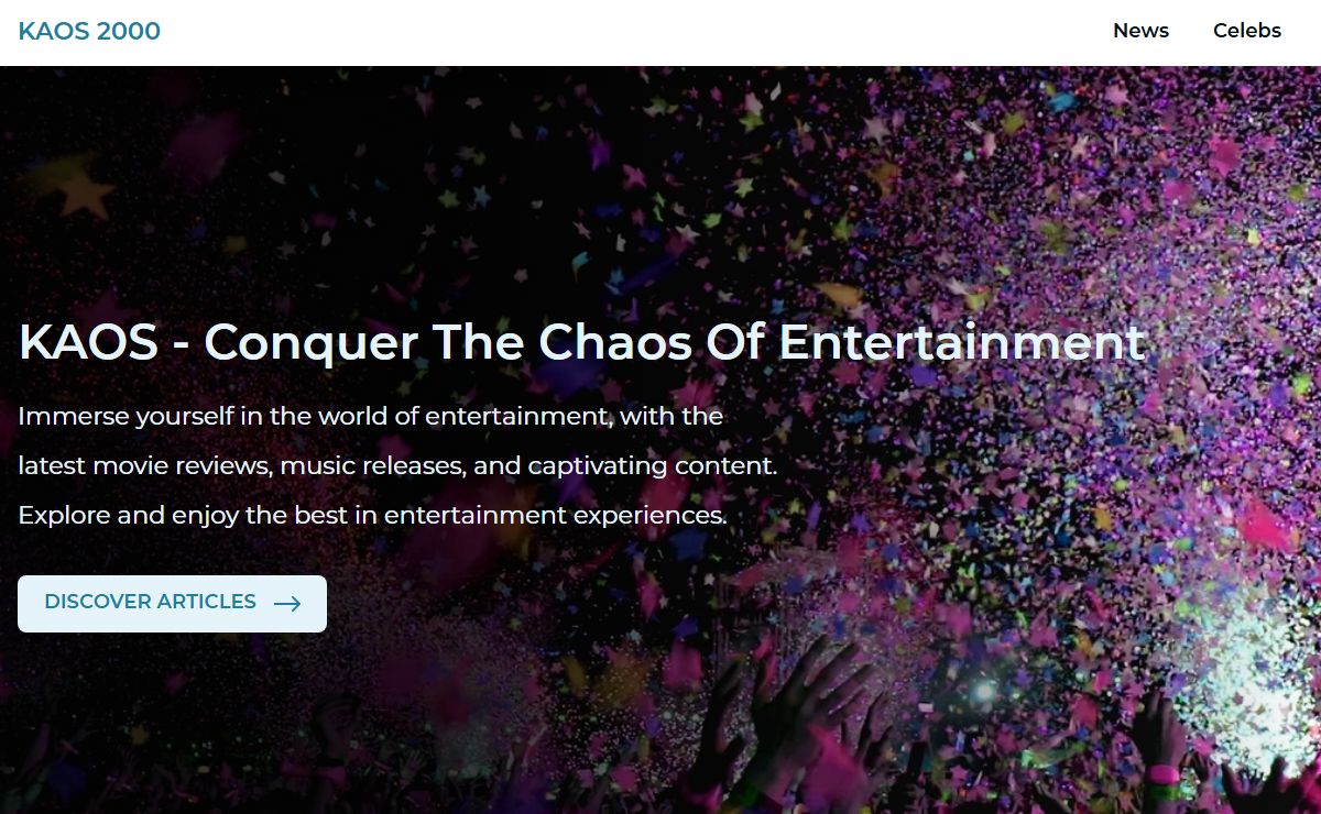 KAOS - Conquer The Chaos Of Entertainment