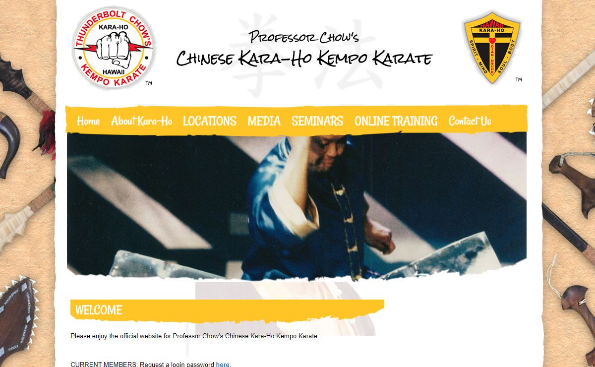 WELCOME - Kara-Ho Kempo