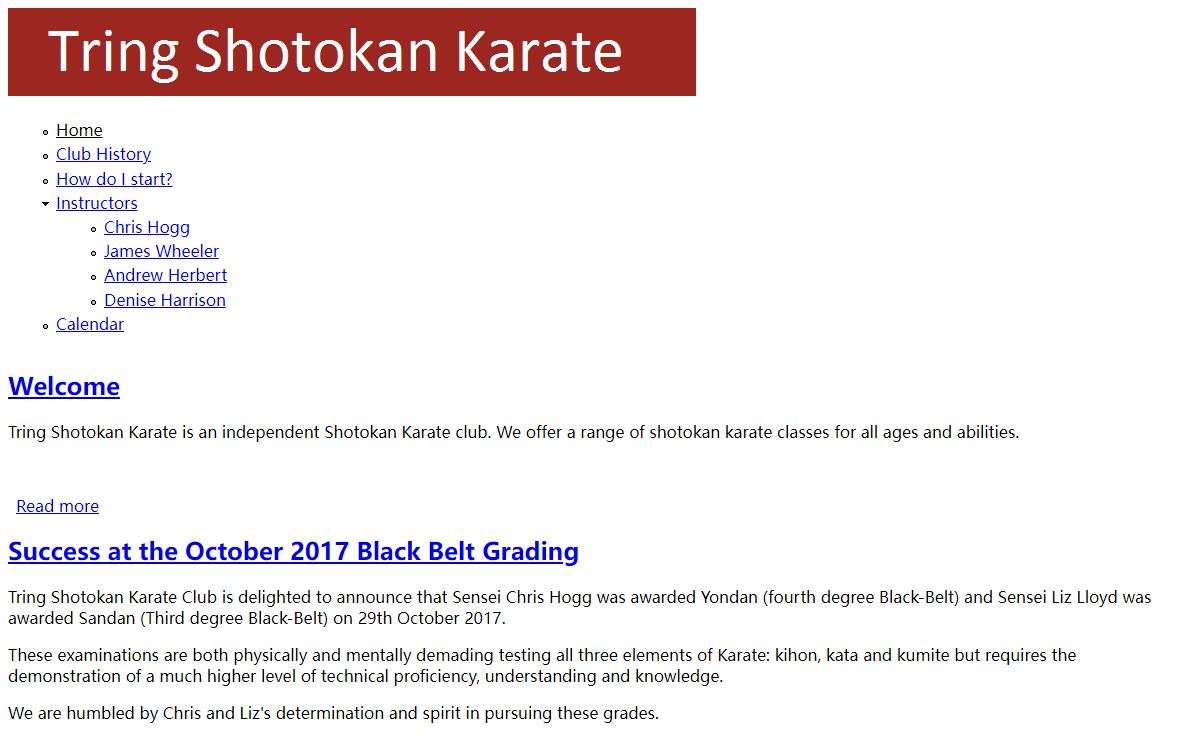 Tring Shotokan Karate