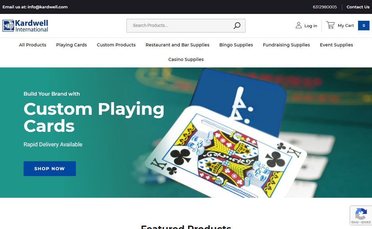 Kardwell Poker Chips, Playing Cards, Custom Products, Casino and Restaurant Supplies