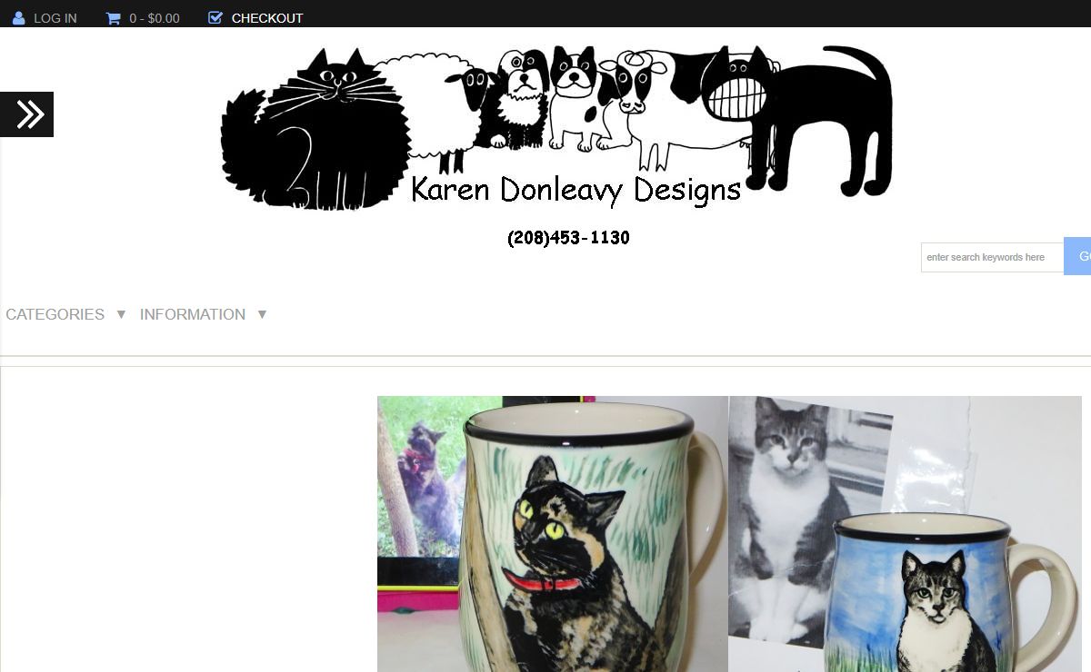 Karen Donleavy Designs,Pottery,Animal Mugs,Plates,Kitchenware,Ikebana, by Karen Donleavy also known as KD Mugs