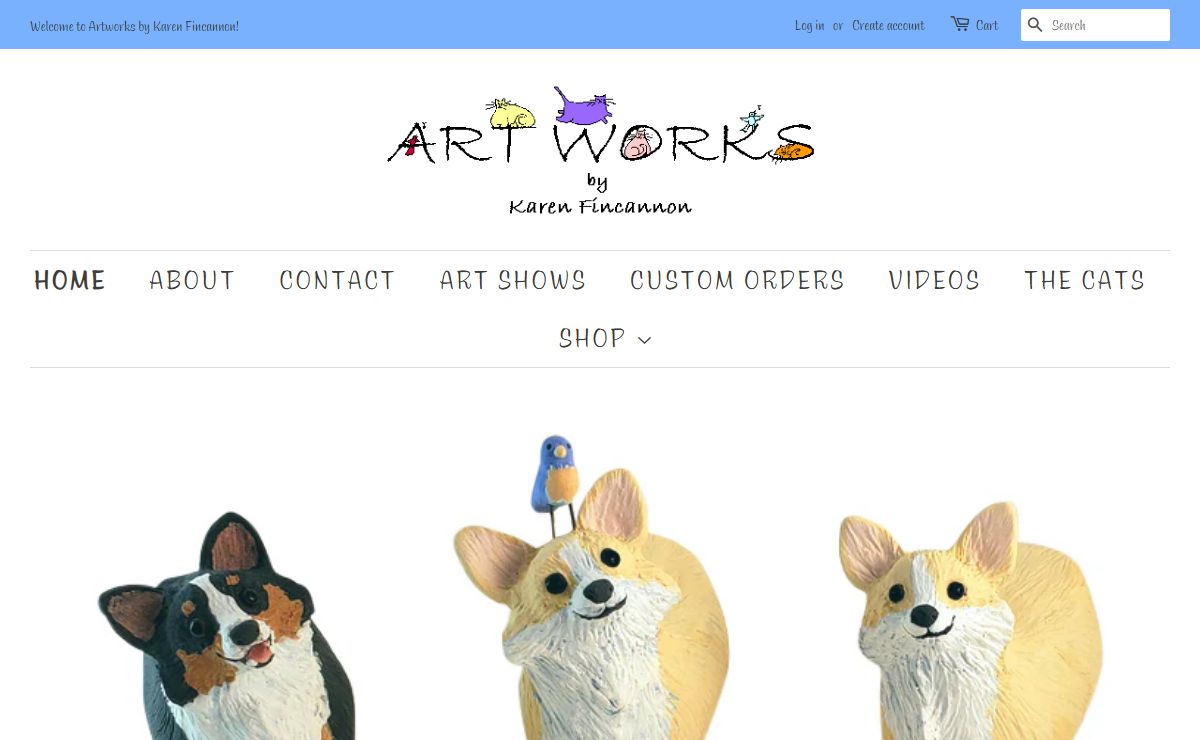 Artworks by Karen Fincannon | Happy, whimsical ceramic art