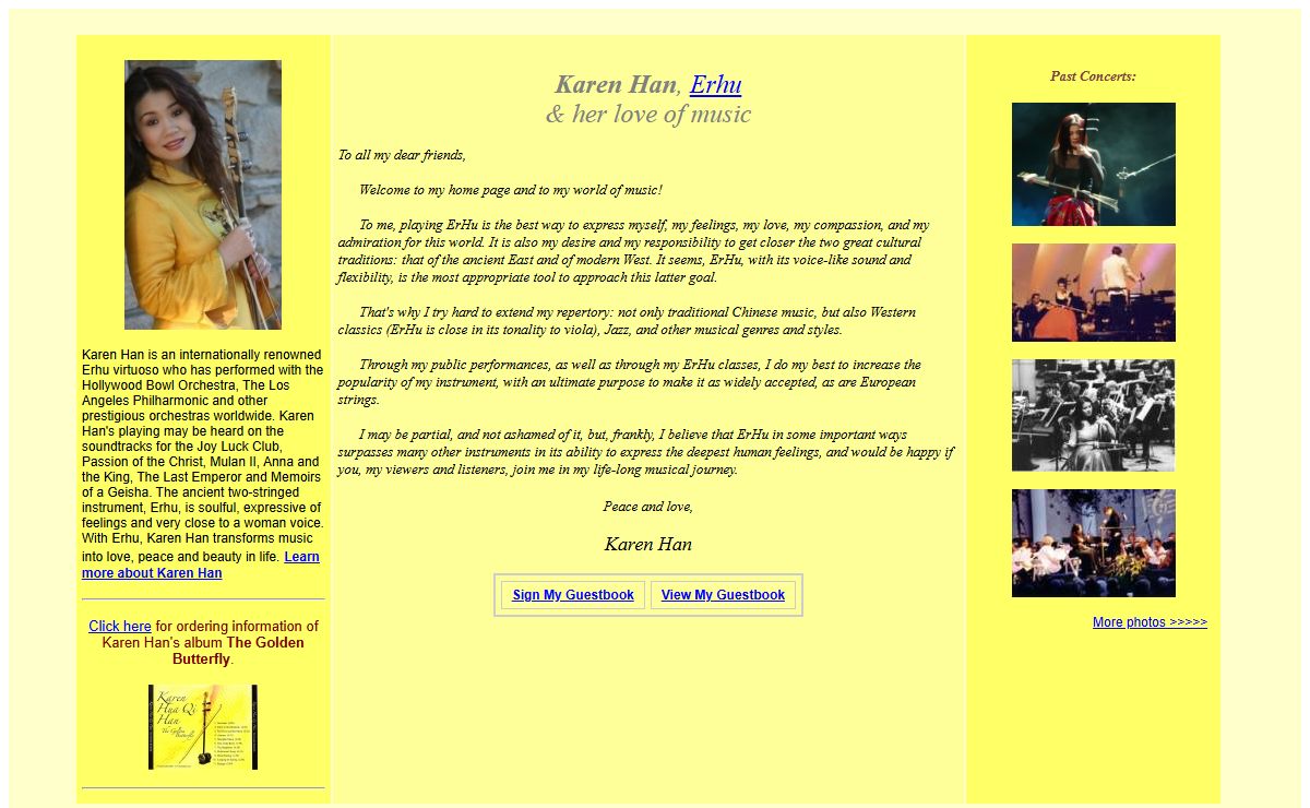 Karen Han Home Page